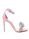 ALEXANDER MCQUEEN ALEXANDER MCQUEEN EMBROIDERED CRYSTAL SANDALS