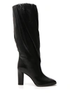 GIVENCHY GIVENCHY PLEATED CHUNKY HEEL BOOTS