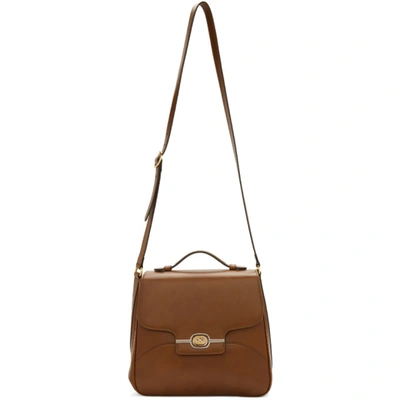 Gucci Brown Side Messenger Bag In 2535 Brown