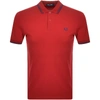 FRED PERRY TWIN TIPPED POLO T SHIRT RED,126746