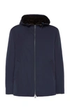 YVES SALOMON REVERSIBLE HOODED WOOL AND SHELL PARKA,729983