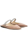 Jimmy Choo Bing Patent Flat Shoes In Ballet Pink