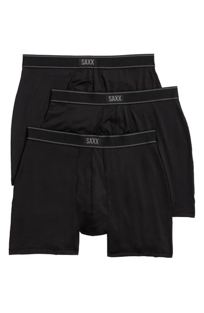 SAXX SAXX ASSORTED 3-PACK DAYTRIPPER COMFORT STRETCH BOXER BRIEFS,SXPP3B-BGN
