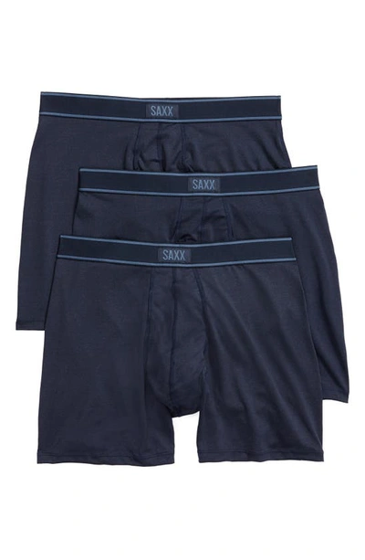 SAXX SAXX ASSORTED 3-PACK DAYTRIPPER BOXER BRIEFS,SXPP3B-BLK