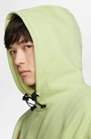 Nike Pullover Hoodie In Luminous Green/ Gold