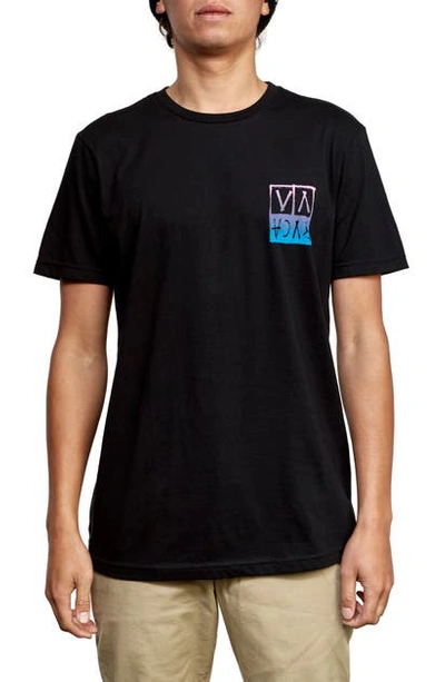 Rvca Black Logo Graphic T-shirt