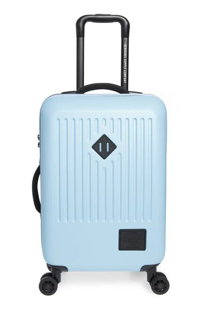Herschel Supply Co Small Trade 23-inch Wheeled Packing Case In Airy Blue