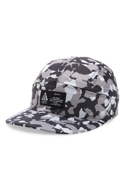 Nike Dri-fit Acg Tailwind Convertible Nylon Baseball Cap In Black