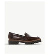 DUNE GECHO LEATHER PENNY LOAFERS,29095980