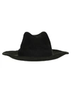 BORSALINO LEATHER HAT,11145045