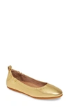 Fitflop Allegro Ballet Flat In Artisan Gold Leather