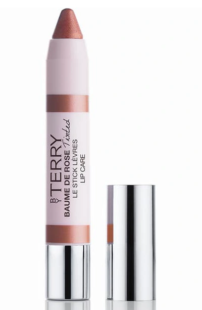 By Terry Baume De Rose Tinted Lip Crayon In Pink
