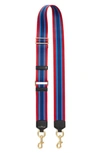 Marc Jacobs Webbing Guitar Bag Strap In Blue Multi