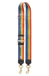 Marc Jacobs Webbing Guitar Bag Strap In Purple Multi