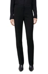 Lafayette 148 Plus Size Barrow Straight-leg Crepe Pants In Black