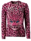 Alberta Ferretti Cheetah Print Sweater