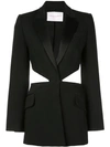 CAROLINA HERRERA CUT-OUT SINGLE-BREASTED BLAZER