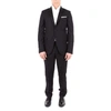 NEIL BARRETT NEIL BARRETT MEN'S BLACK WOOL SUIT,BAB143NL038C0101 50