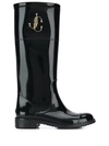 JIMMY CHOO EDITH 30MM RAIN BOOTS