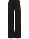 Skin Christine Wide-leg Organic Cotton Lounge Pants In Black