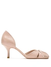 Sarah Chofakian Sarah Leather Pumps In Neutrals