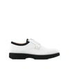 CHURCH'S CHURCH'S WOMEN'S WHITE LEATHER LACE-UP SHOES,DE01509SNF0ABK 38.5