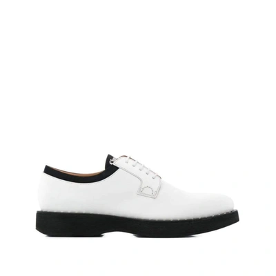 Church's Women's White Leather Lace-up Shoes