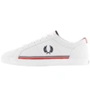 FRED PERRY BASELINE LEATHER TRAINERS WHITE,126802