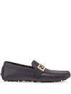 FENDI FF DETAILED LOAFERS