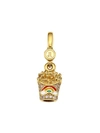 JUDITH LEIBER 14K GOLDPLATED STERLING SILVER, ENAMEL & CUBIC ZIRCONIA FRENCH FRY CONE CHARM,400011809790
