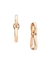 POMELLATO WOMEN'S 18K ROSE GOLD ICONICA LINK EARRINGS,400010595758