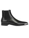 Givenchy Logo Plaque Ankle Boots In Black