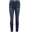 RE/DONE HIGH-RISE CROPPED SKINNY JEANS,P00434921