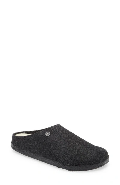 Birkenstock Zermatt Genuine Shearling Lined Slipper In Anthracite