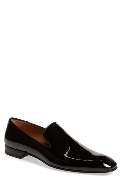 Christian Louboutin Dandelion Venetian Loafer In Black/ Black