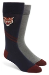 POLO RALPH LAUREN 2-PACK TIGER & BIAS STRIPE SLACK SOCKS,899827PK