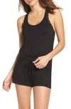 Honeydew Intimates All American Sleep Top & Shorts Set In Black