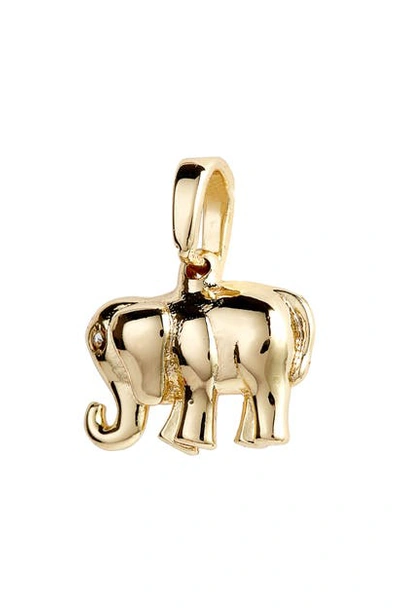 Melinda Maria Icons Lucky Elephant Charm In Gold