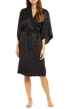 NATORI DECADENCE JACQUARD SATIN ROBE,H74058