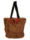 PLAN C FUR APPLIQUE SHOPPER BAG,11146398