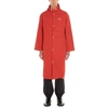 A-COLD-WALL* A-COLD-WALL* MEN'S RED POLYESTER COAT,ACWMF19CNC04TRUERED S