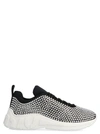 MIU MIU MIU MIU WOMEN'S BLACK OTHER MATERIALS SNEAKERS,5E885CF0102AWLF0002 37