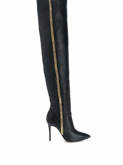 Giuseppe Zanotti Design Women's Black Leather Boots