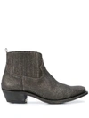 GOLDEN GOOSE CROSBY SPARKLE-EFFECT ANKLE BOOTS