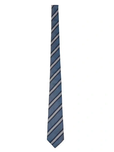 Fendi Blue Cotton Tie