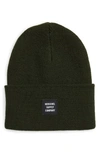 Herschel Supply Co 'abbott' Knit Cap In Dark Olive