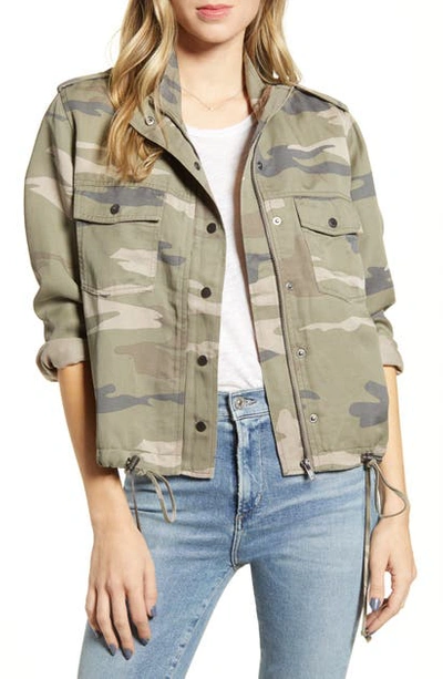 Rails Collins Military Jacket In Sage Camo