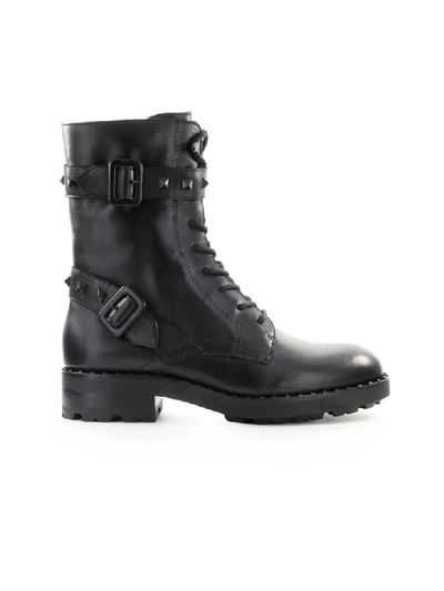 Ash Witchbis Black Boot With Studs In Nero (black)