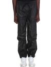 ALEXANDER WANG PANTS IN BLACK NYLON,11134524