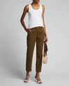 Majestic Basic Soft Touch Scoop-neck Tank In White